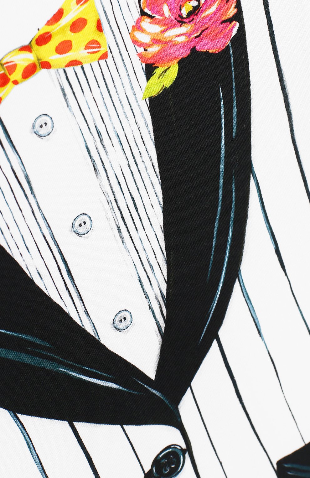 Хлопковое платье MOSCHINO, арт. HDV07P/LBA00/4A-8A, фото 3