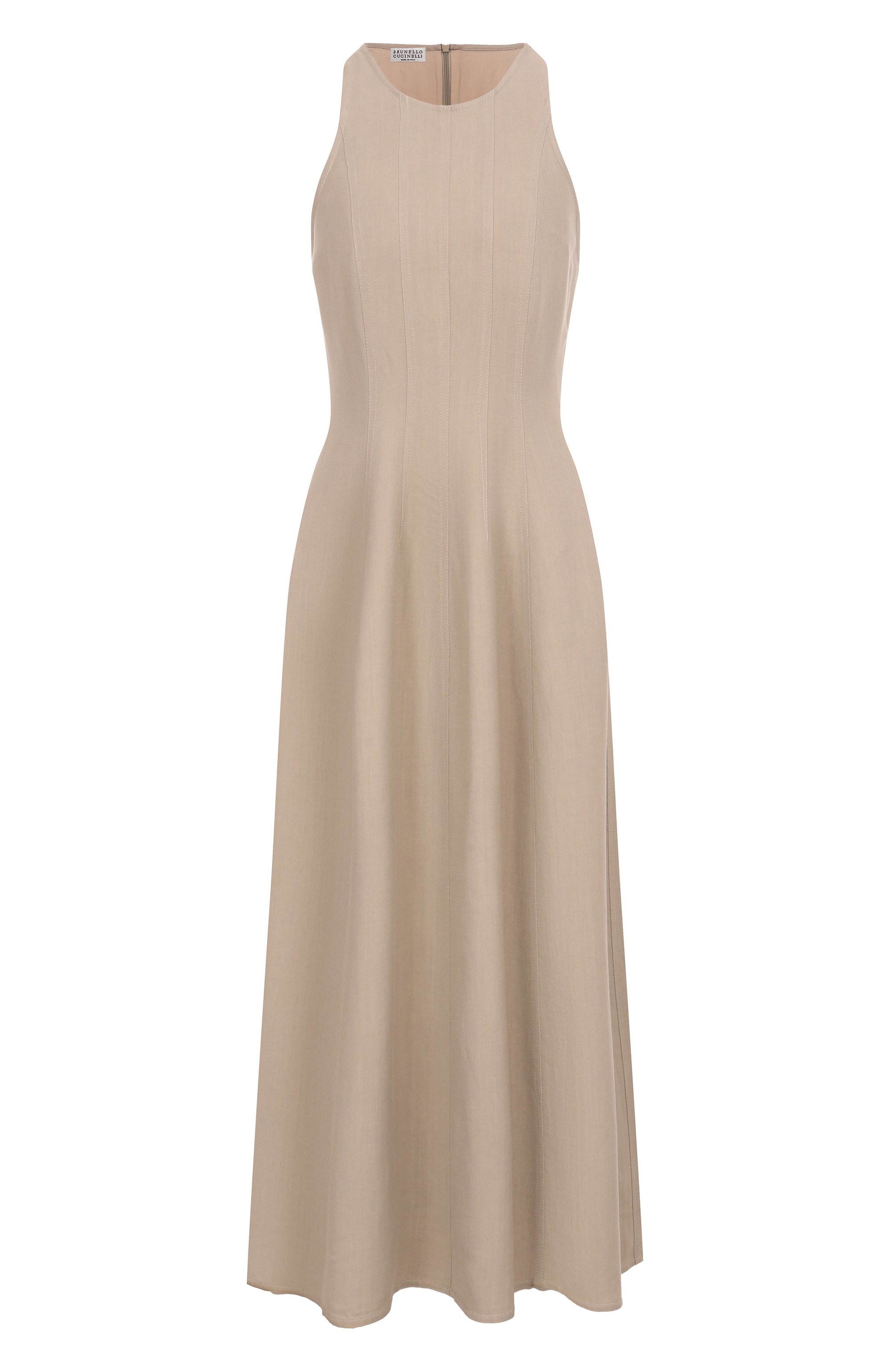 Платье из вискозы и льна BRUNELLO CUCINELLI, арт. MH126A5171, фото 1