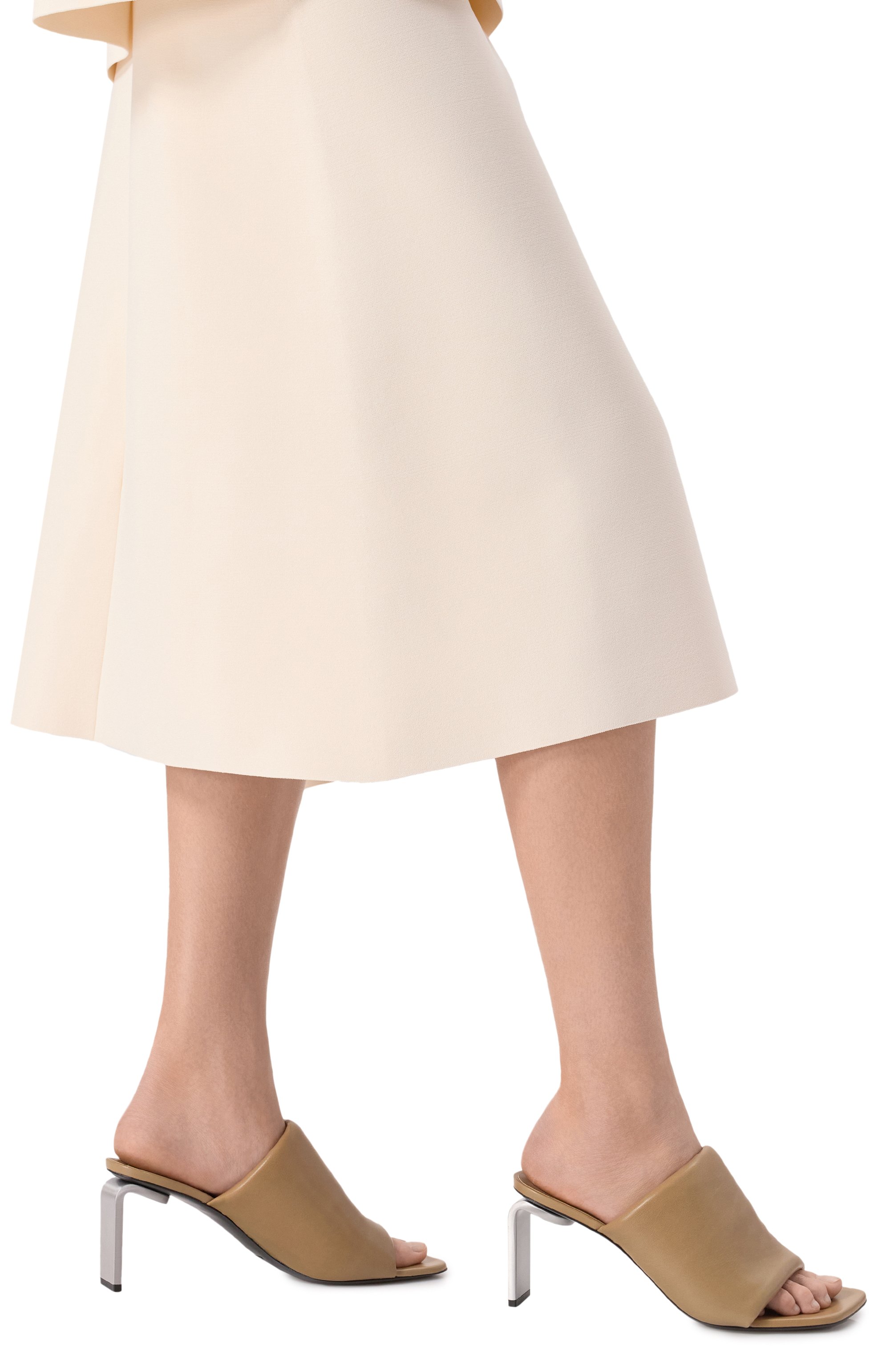 Кожаные мюли JIL SANDER, арт. J15WP0168-P8226, фото 3