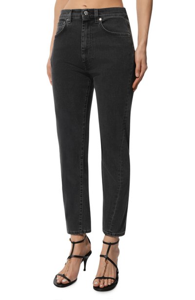 Джинсы TOTEME темно-серого цвета по цене 38650 руб., арт. 222-232-743, фото 3 Джинсы TOTEME, арт. 222-232-743, фото 3