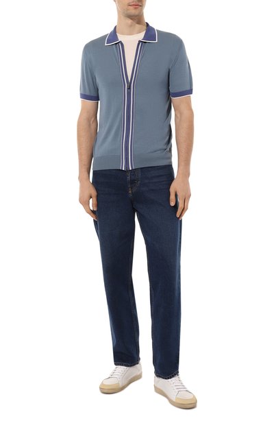 Поло из шелка и хлопка PAL ZILERI, арт. W3M0U334/IM747, фото 2