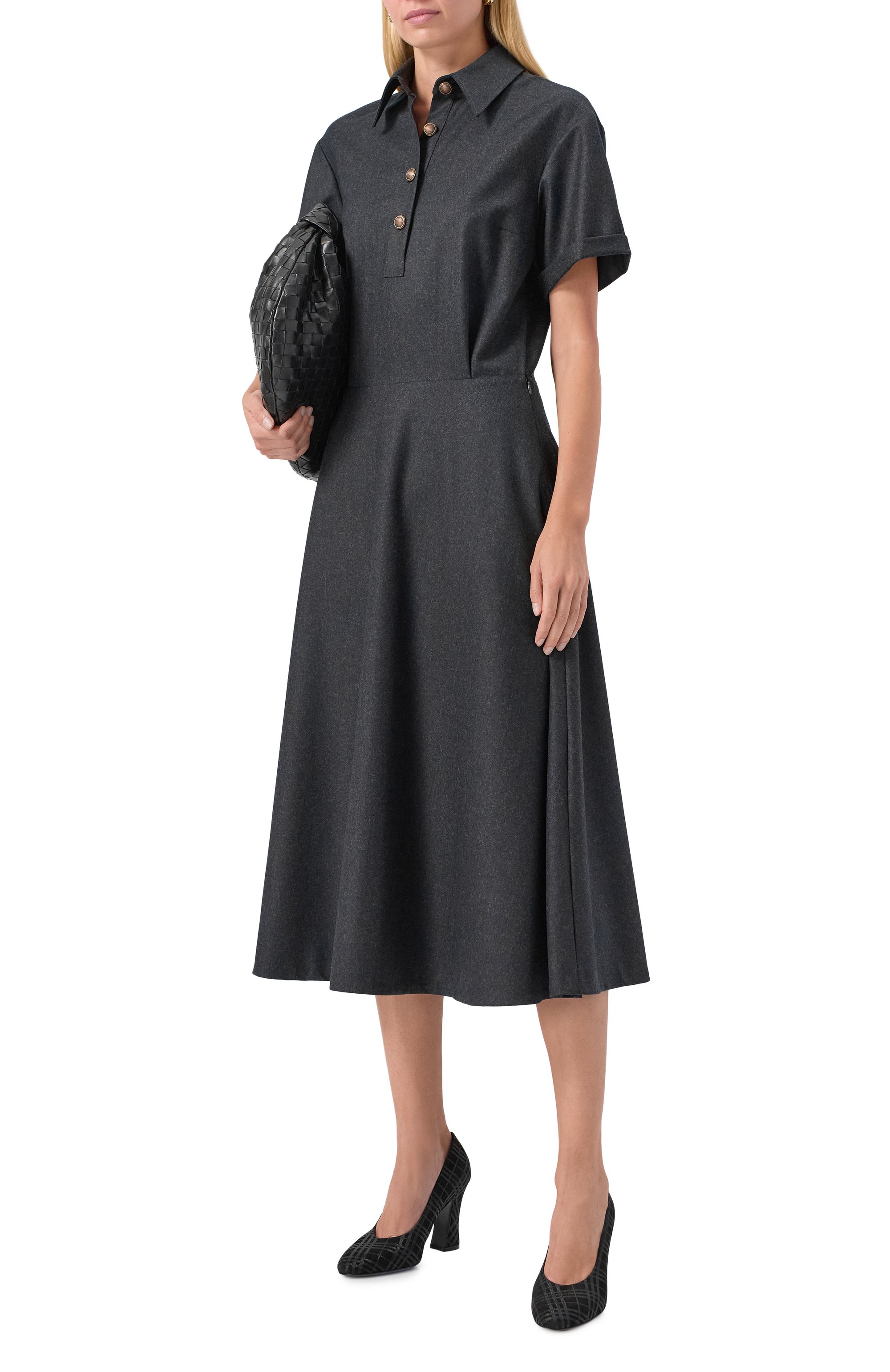 Шерстяное платье BRUNELLO CUCINELLI, арт. ME226A5416, фото 2