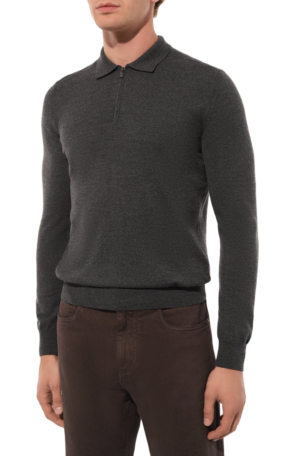 Шерстяное поло CORNELIANI, арт. 94M50F-9425100, фото 3