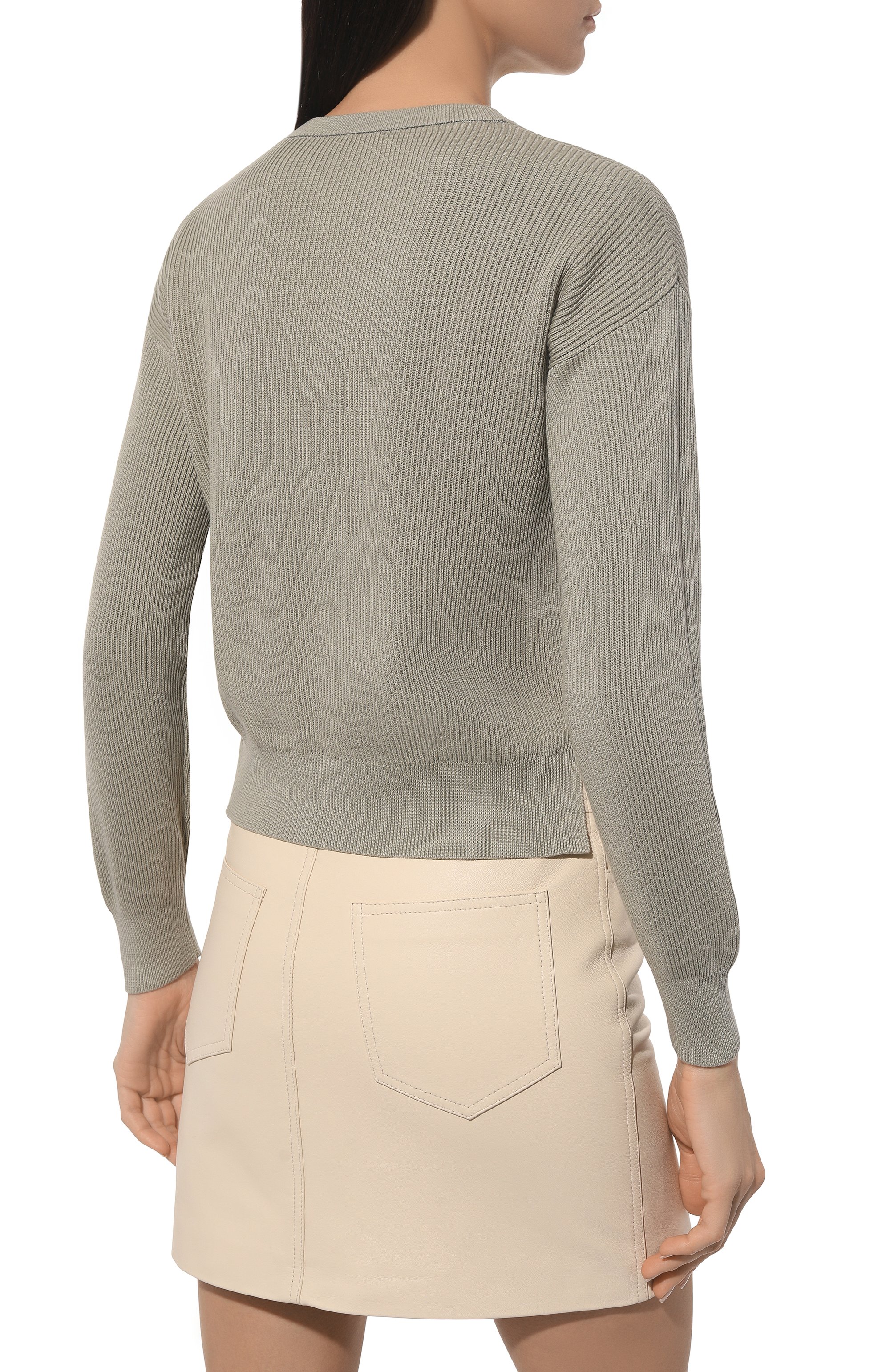 Хлопковый пуловер BRUNELLO CUCINELLI, арт. M1919B1299, фото 4