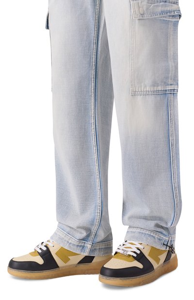 Комбинированные кеды out of office OFF-WHITE, арт. 0MIA189F25LEA00C, фото 3