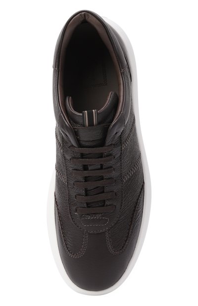 Кожаные кеды olympia BRIONI, арт. QHLW0L/P7731, фото 5