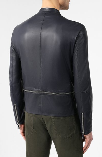 Кожаная косуха EMPORIO ARMANI, арт. 21B51P/21P5A, фото 4