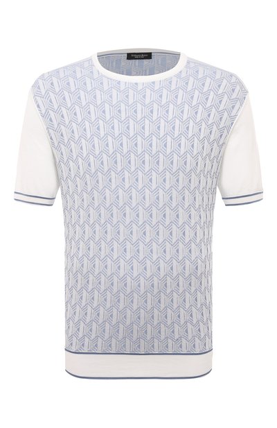 Мужской джемпер из шелка и хлопка STEFANO RICCI, арт. K818042G10/F23170