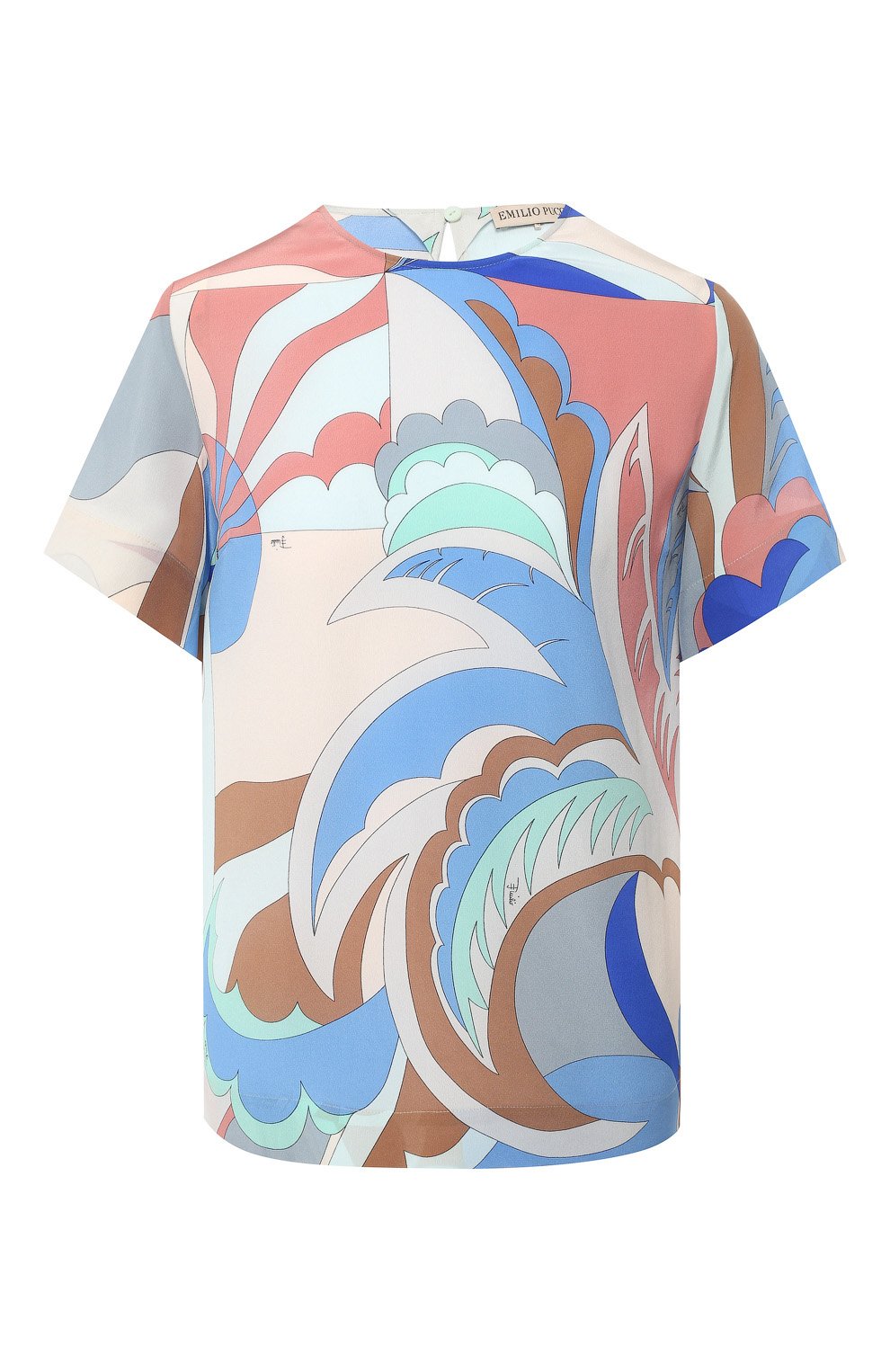 Шелковый топ EMILIO PUCCI, арт. 9ERM80/9E733, фото 1