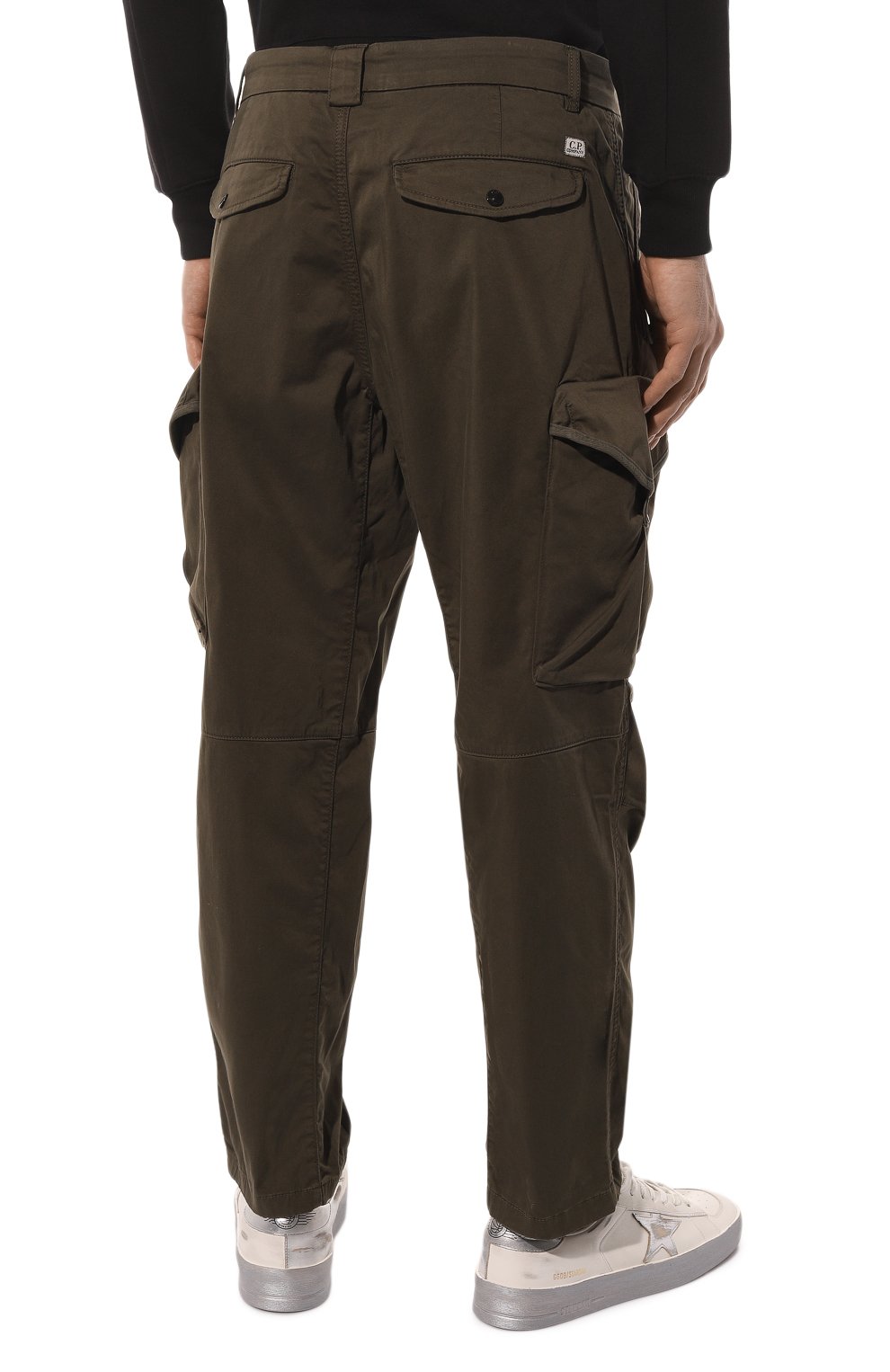 Хлопковые брюки C.P. COMPANY, арт. 14CMPA059A-005694G, фото 4