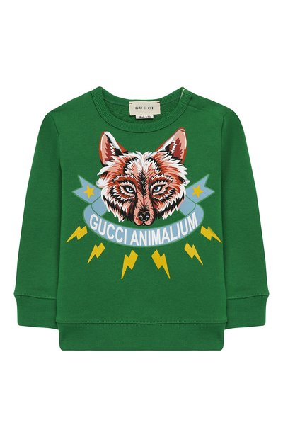 Хлопковый свитшот с принтом GUCCI, арт. 522994/X9V10, фот о 1