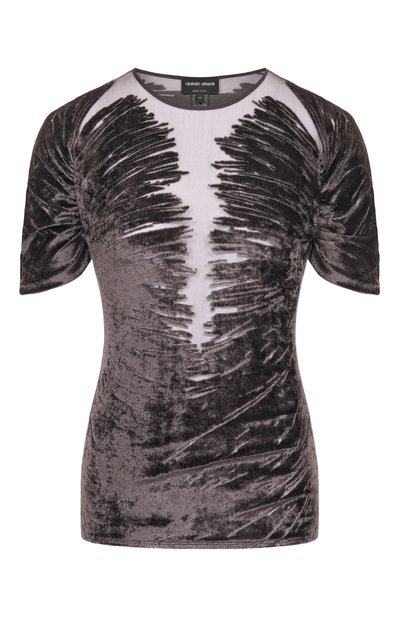 Женский бархатный топ GIORGIO ARMANI, арт. GW003025/AF24597