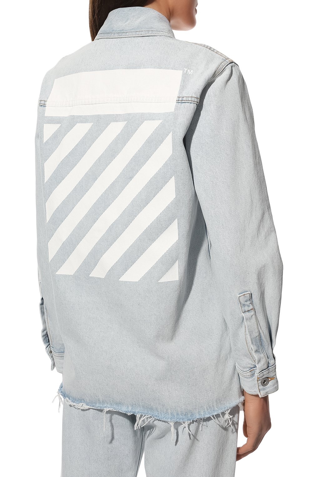  Джинсовая рубашка OFF-WHITE, арт. 0WYD010C99DEN001, фото 4
