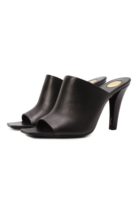 фото Кожаные мюли jill 95 saint laurent
