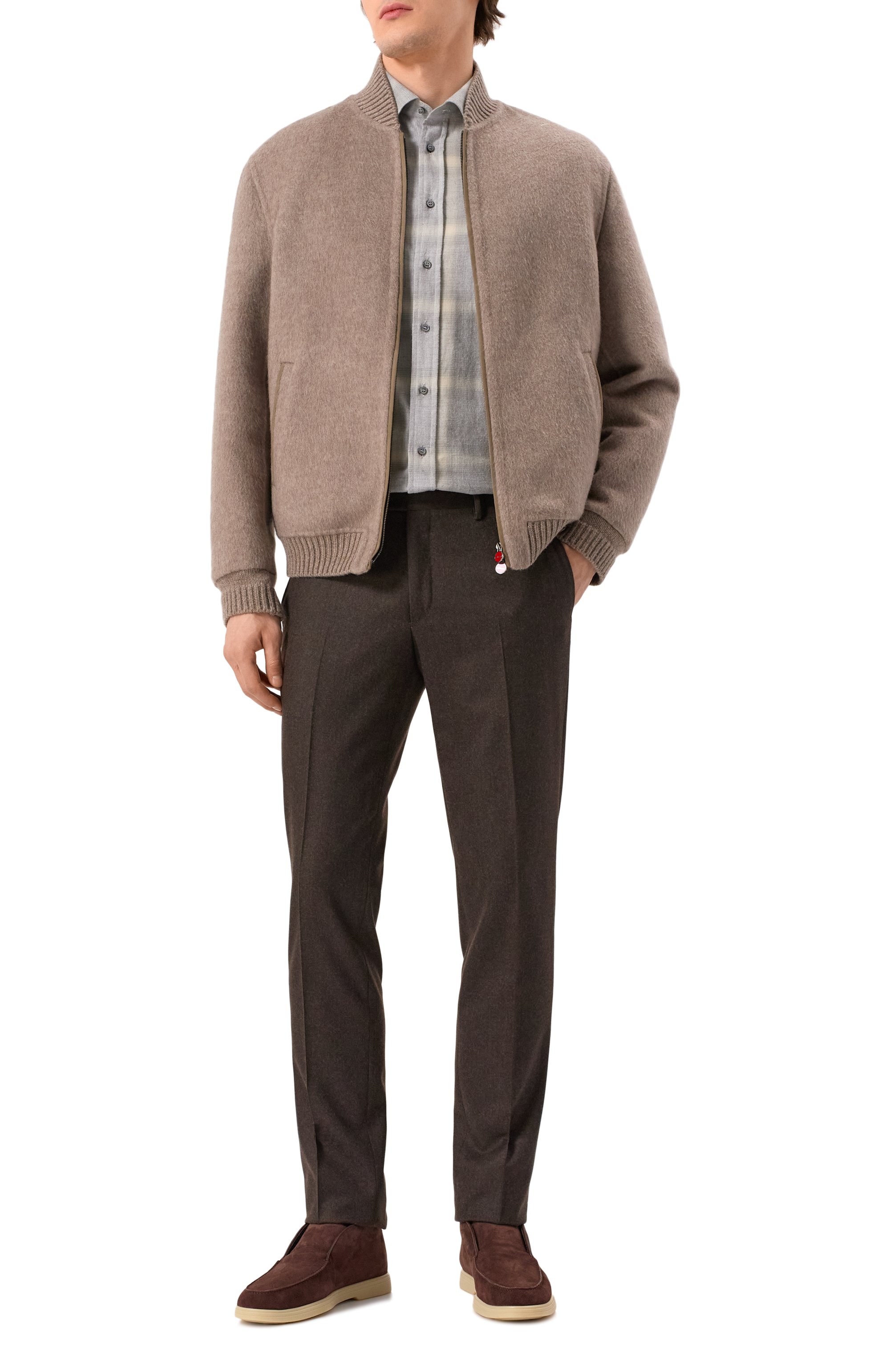 Хлопковая рубашка ZILLI, арт. SP0R01M012360080Q, фото 2