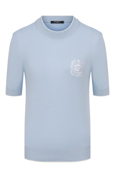 Женский пуловер из шелка и хлопка BALMAIN, арт. FF1KA115/KI86