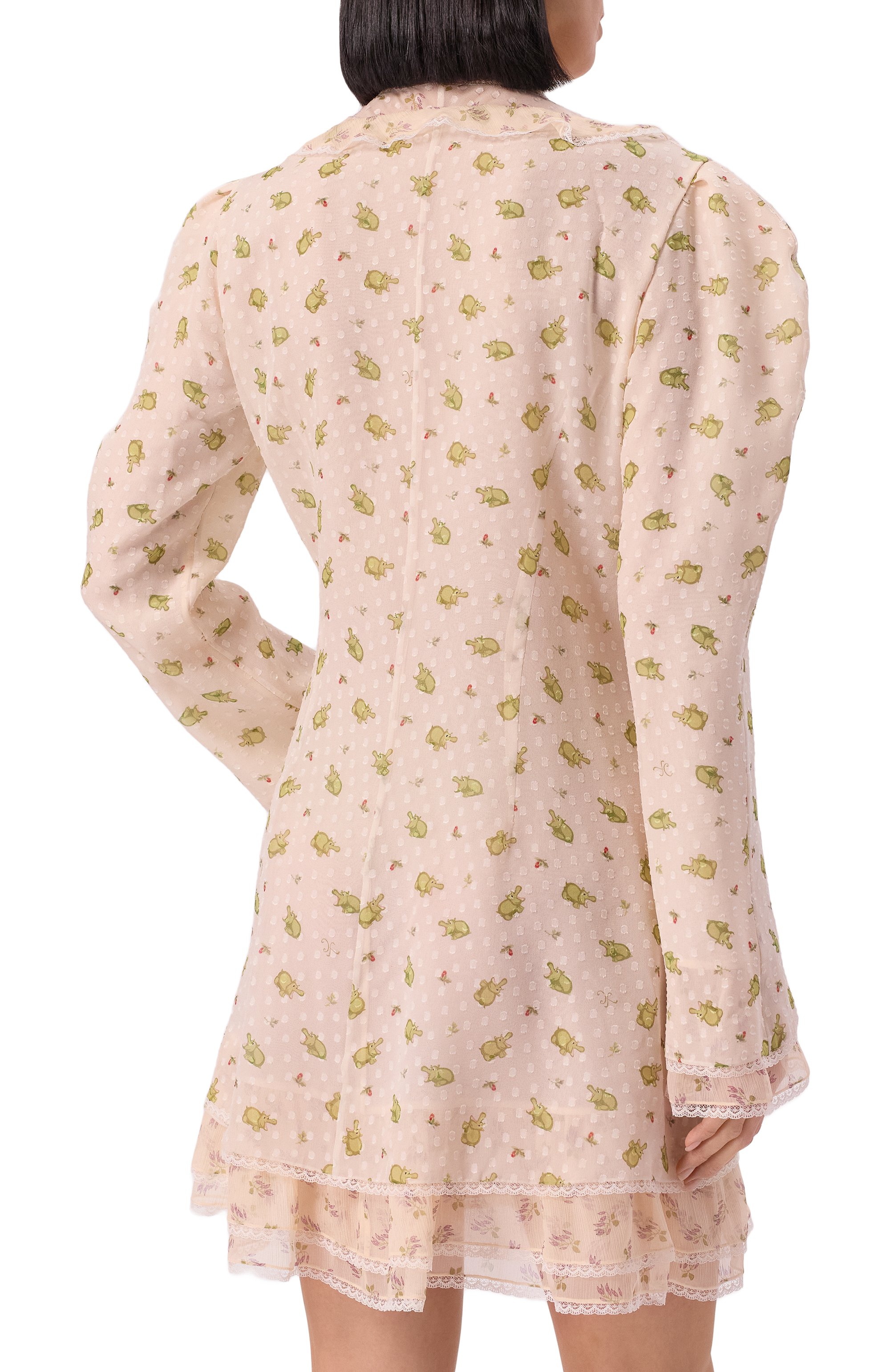 Шелковое платье ULYANA SERGEENKO кремового цвета по цене 255000 руб., арт. ABC003FW24P 2206Т24, фото 4 Шелковое платье ULYANA SERGEENKO, арт. ABC003FW24P 2206Т24, фото 4