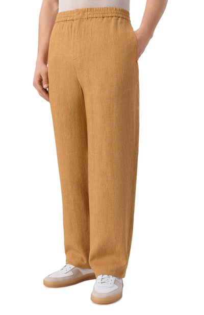 Льняные брюки 12 STOREEZ, арт. 137188, фото 3