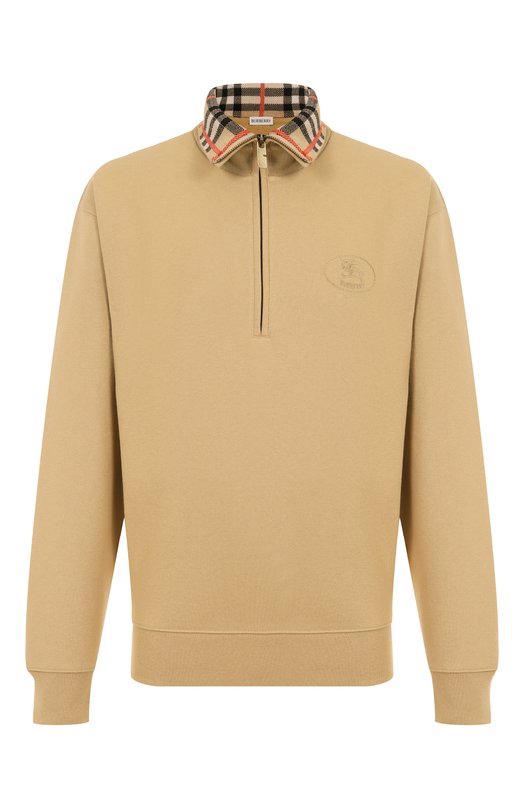 Хлопковый анорак Burberry 8110589 Бежевый 8110589