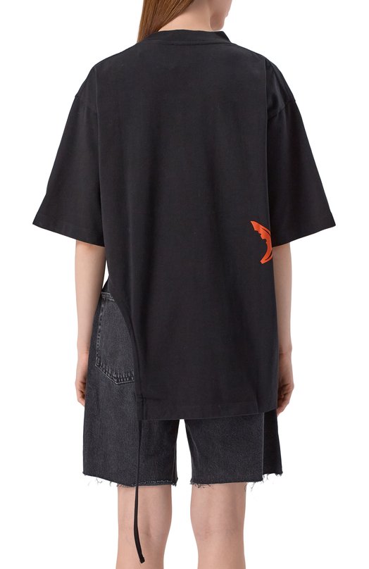 Хлопковая футболка Let`s Swim LS/W_011_DR Чёрный  LS/W_011_DR Фото 4