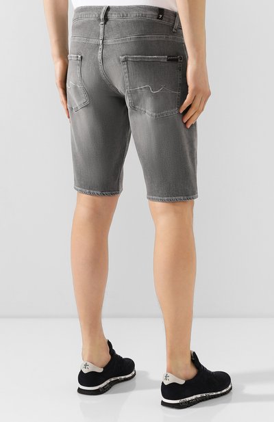 Джинсовые шорты 7 FOR ALL MANKIND, арт. JSZ2B070HG, фото 4