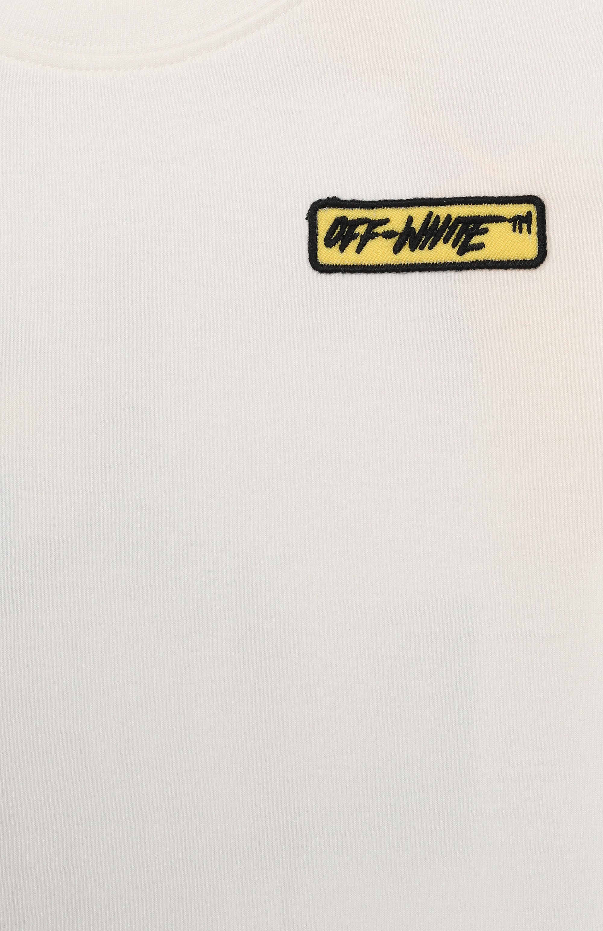 Хлопковая футболка OFF-WHITE, арт. 0BAA002S26JER00C, фото 3