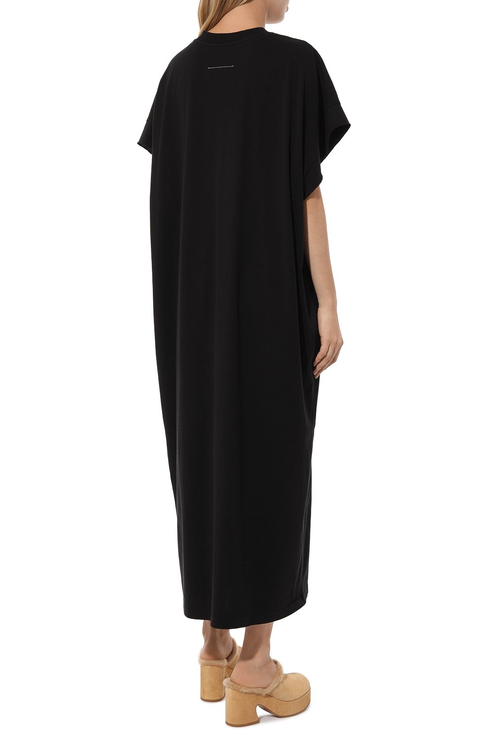 Хлопковое платье MM6, арт. S52DG0003/S23962, фото 4