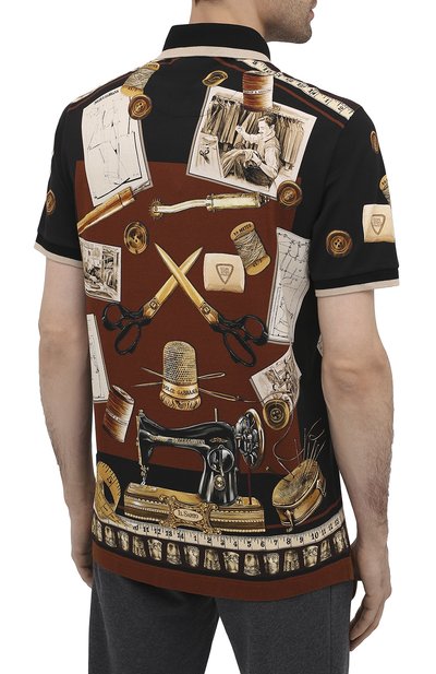 Хлопковое поло DOLCE & GABBANA, арт. G8LB0T/HI7EZ, фото 4