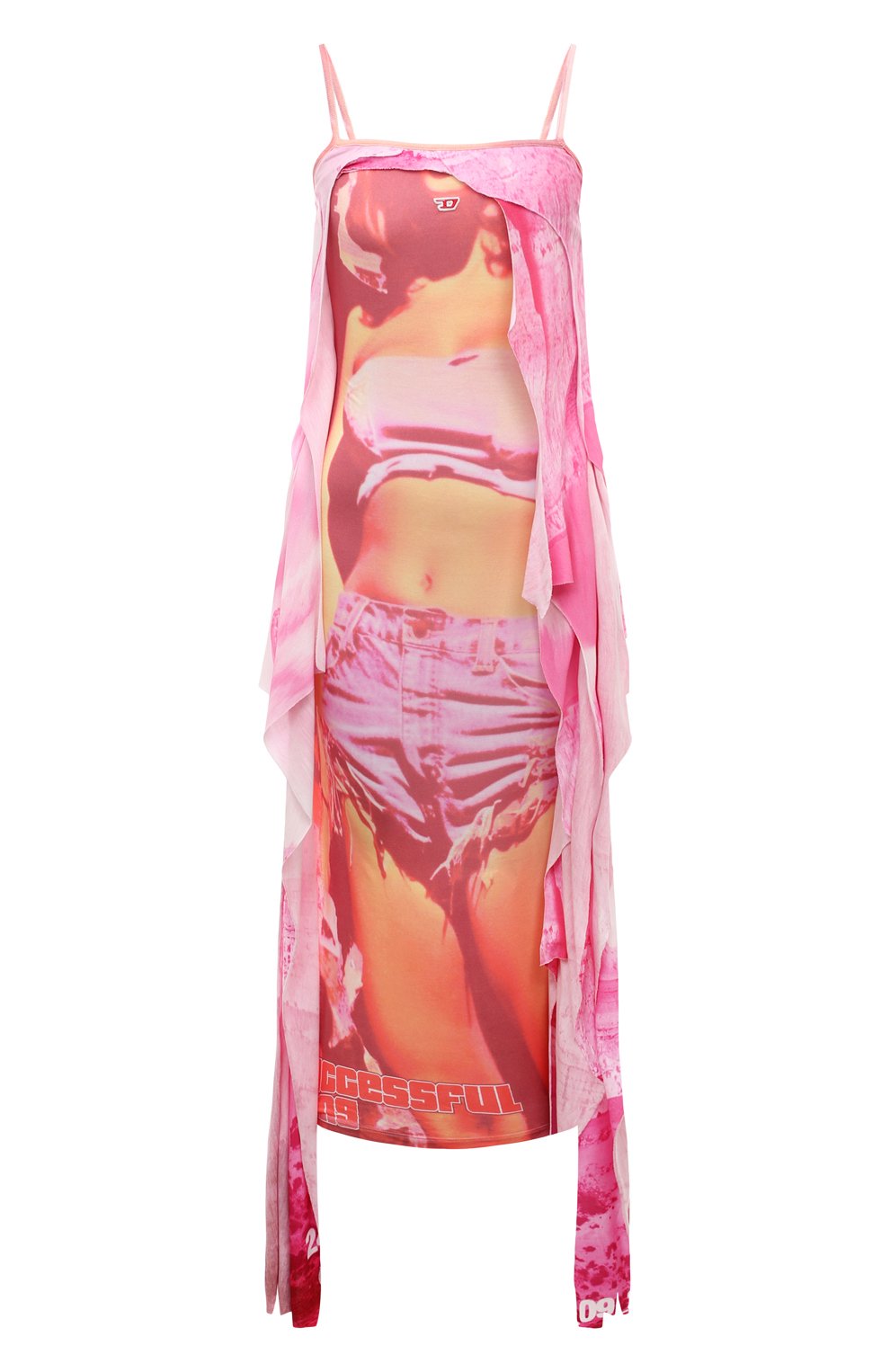 Платье из вискозы DIESEL, арт. A14054/0AJCL, фото 1