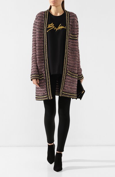 Твидовый кардиган M MISSONI розового цвета по цене 73500 руб., арт. 2DA00008/2K0031, фото 2 Твидовый кардиган M MISSONI, арт. 2DA00008/2K0031, фото 2