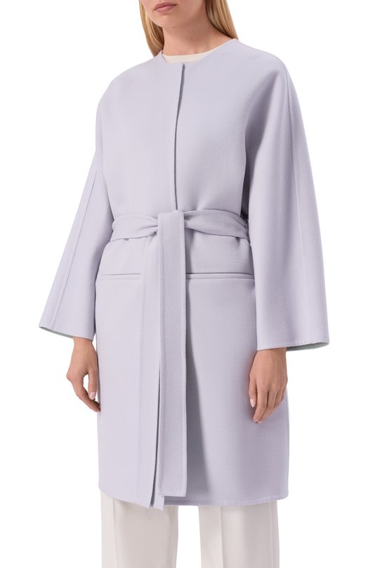 Шерстяное пальто MVST M26.2PW.C007/F097 Фиолетовый  M26.2PW.C007/F097 Фото 3