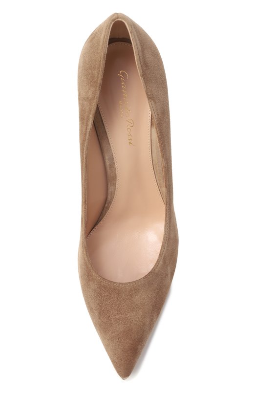 Замшевые туфли Gianvito 85 Gianvito Rossi G24580.85RIC.CAMCAML Бежевый  G24580.85RIC.CAMCAML Фото 6