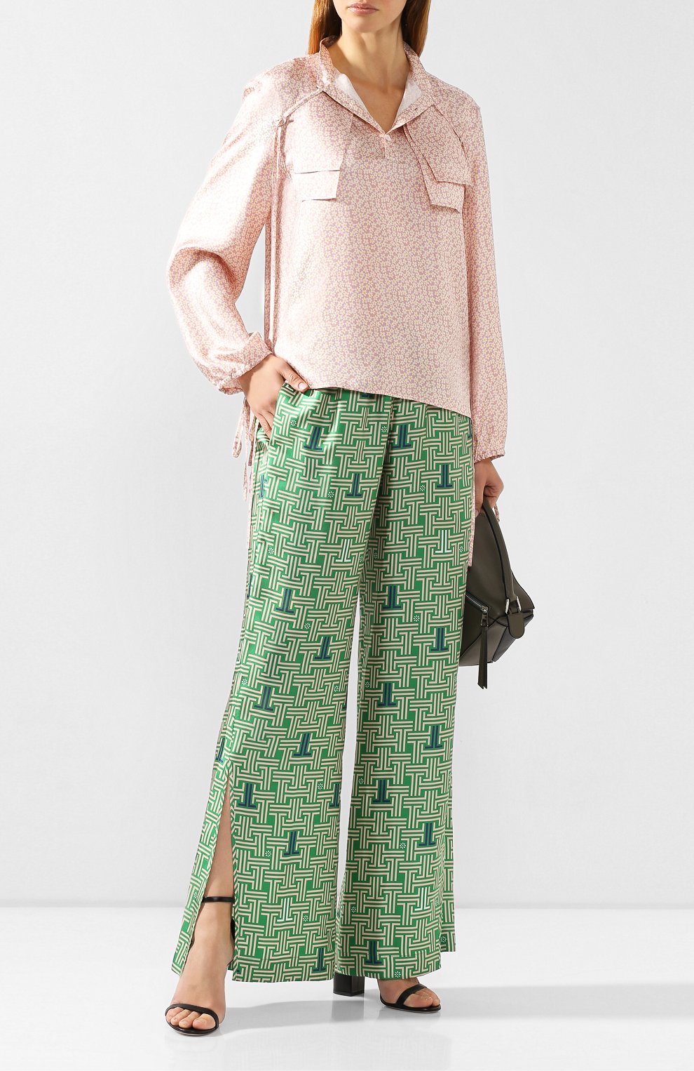 Шелковые брюки LANVIN, арт. RW-TR505I-4231-H19, фото 2