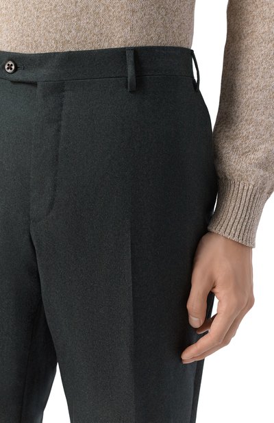 Шерстяные брюки CORNELIANI темно-серого цвета по цене 56450 руб., арт. 285B01/2A18111, фото 5 Шерстяные брюки CORNELIANI, арт. 285B01/2A18111, фото 5