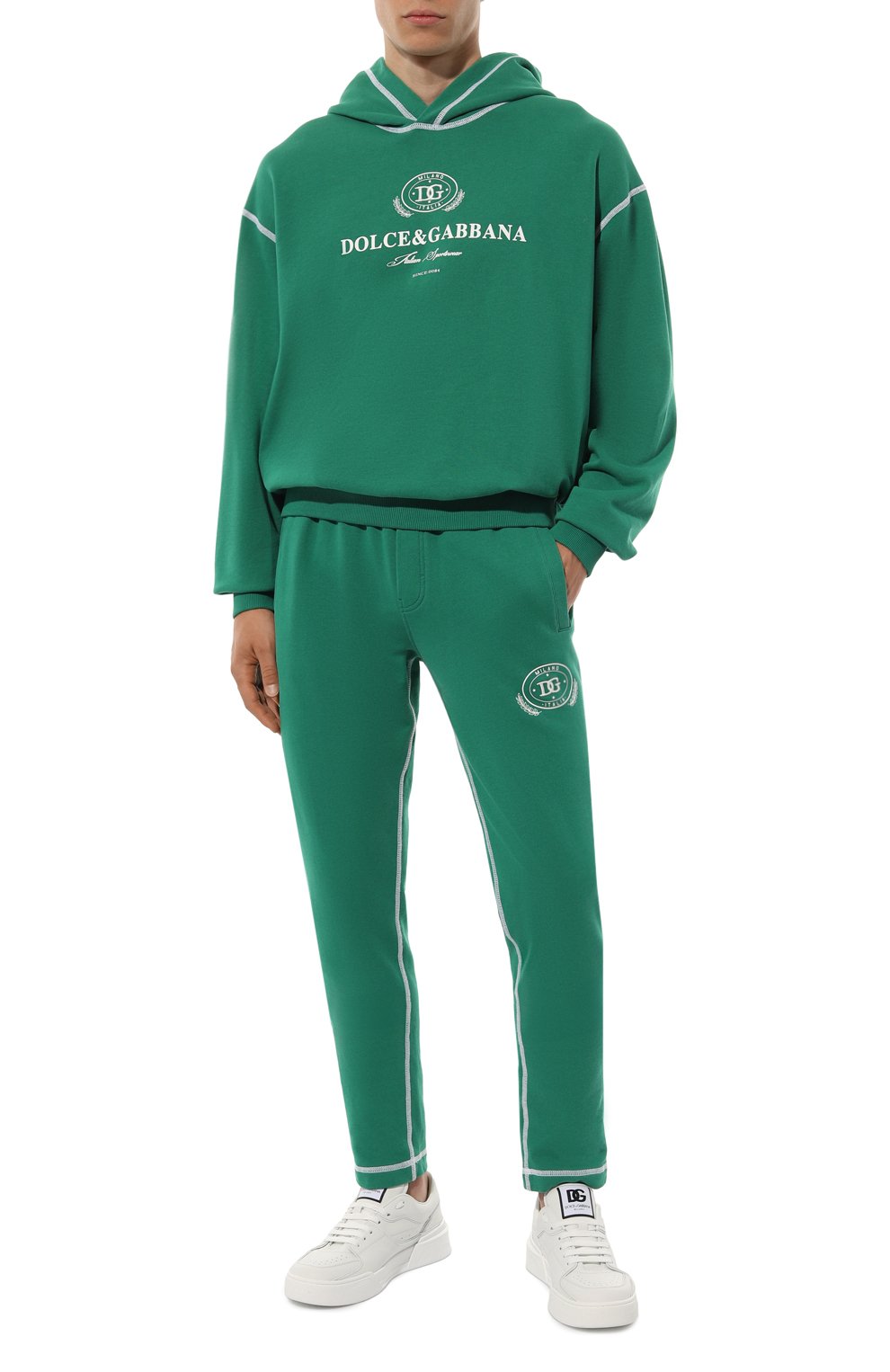 Хлопковые брюки DOLCE & GABBANA, арт. GZ12AZ/G7N0N, фото 2