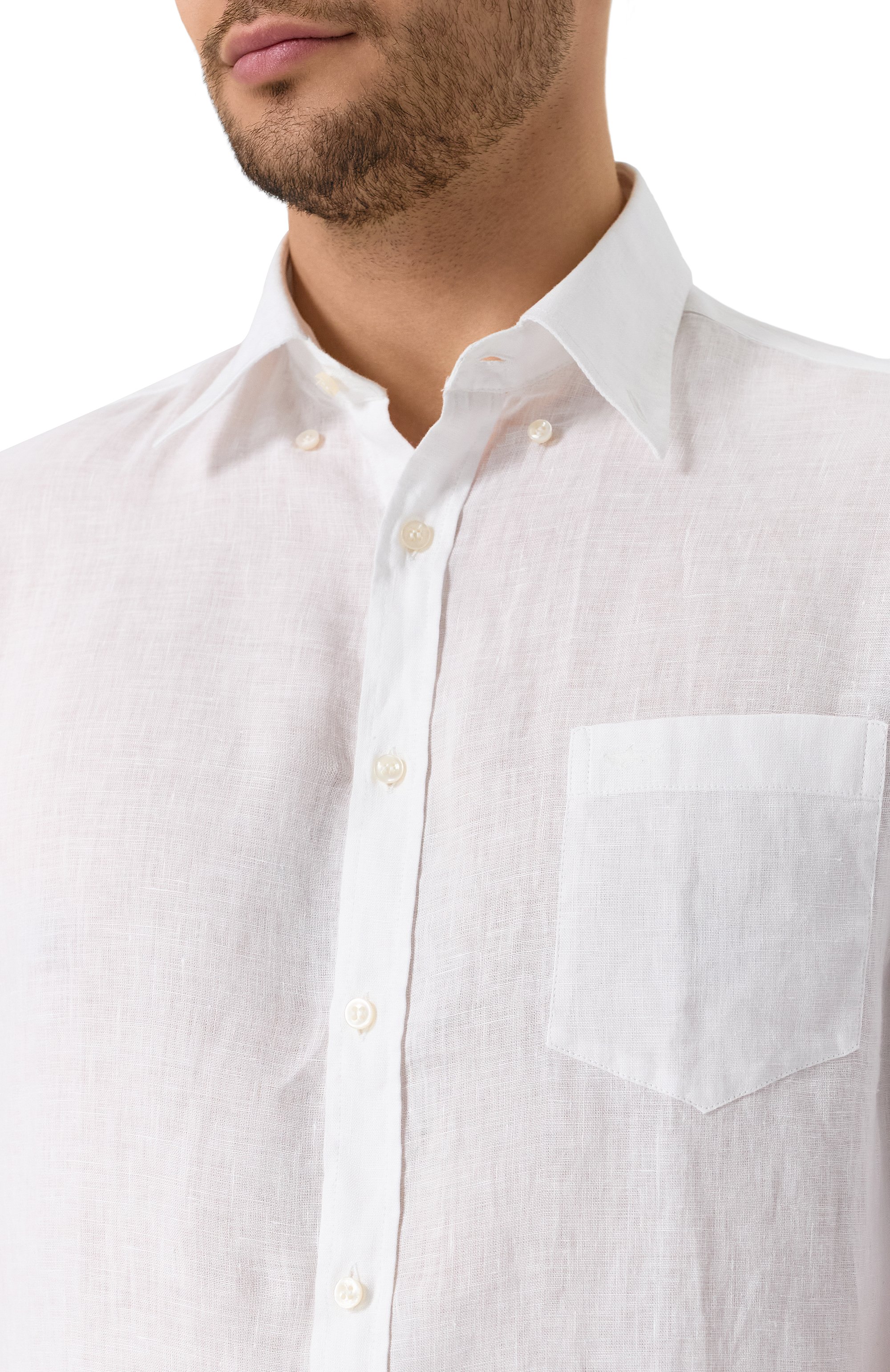 Льняная рубашка PAUL&SHARK, арт. 25413007, фото 5