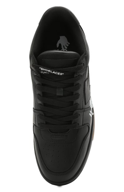 Кожаные кеды out of office OFF-WHITE, арт. 0MIA189S21LEA0041001, фото 5