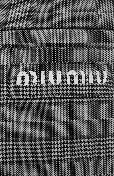 Шерстяные брюки MIU MIU, арт. MP1472-087-F0002, фото 5