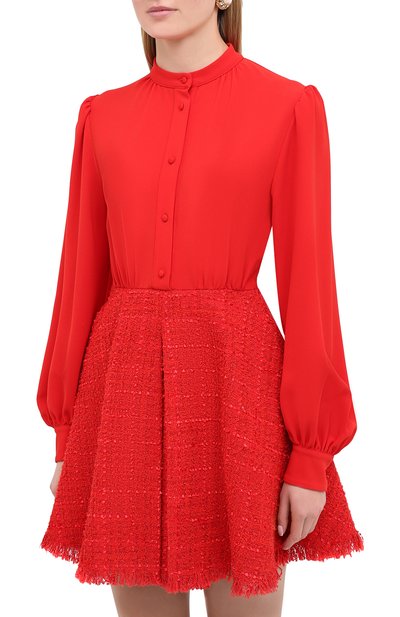 Платье MSGM красного цвета по цене 49950 руб., арт. 2942MDA255Y 207810, фото 3 Платье MSGM, арт. 2942MDA255Y 207810, фото 3