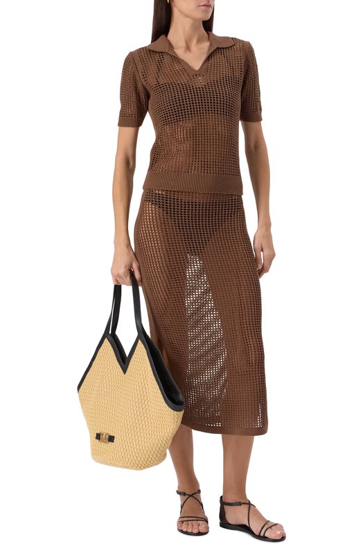 Сумка-тоут Luigi Max Mara LUIGIBEACH 2516511079 Бежевый  LUIGIBEACH 2516511079 Фото 7