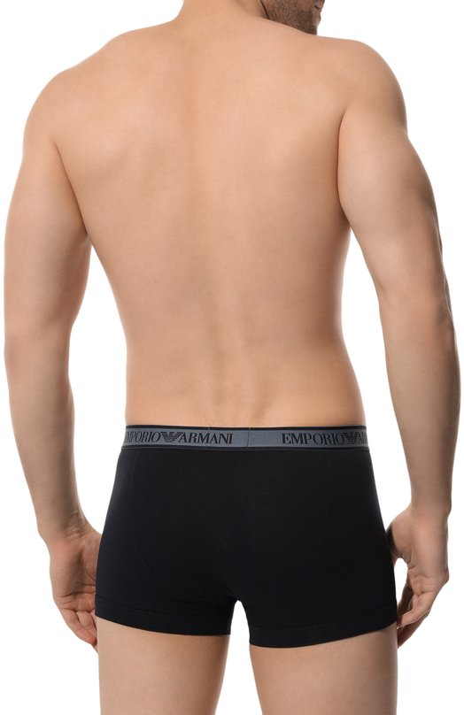 Комплект из трех боксеров Emporio Armani 111357/4F717 Синий  111357/4F717 Фото 5