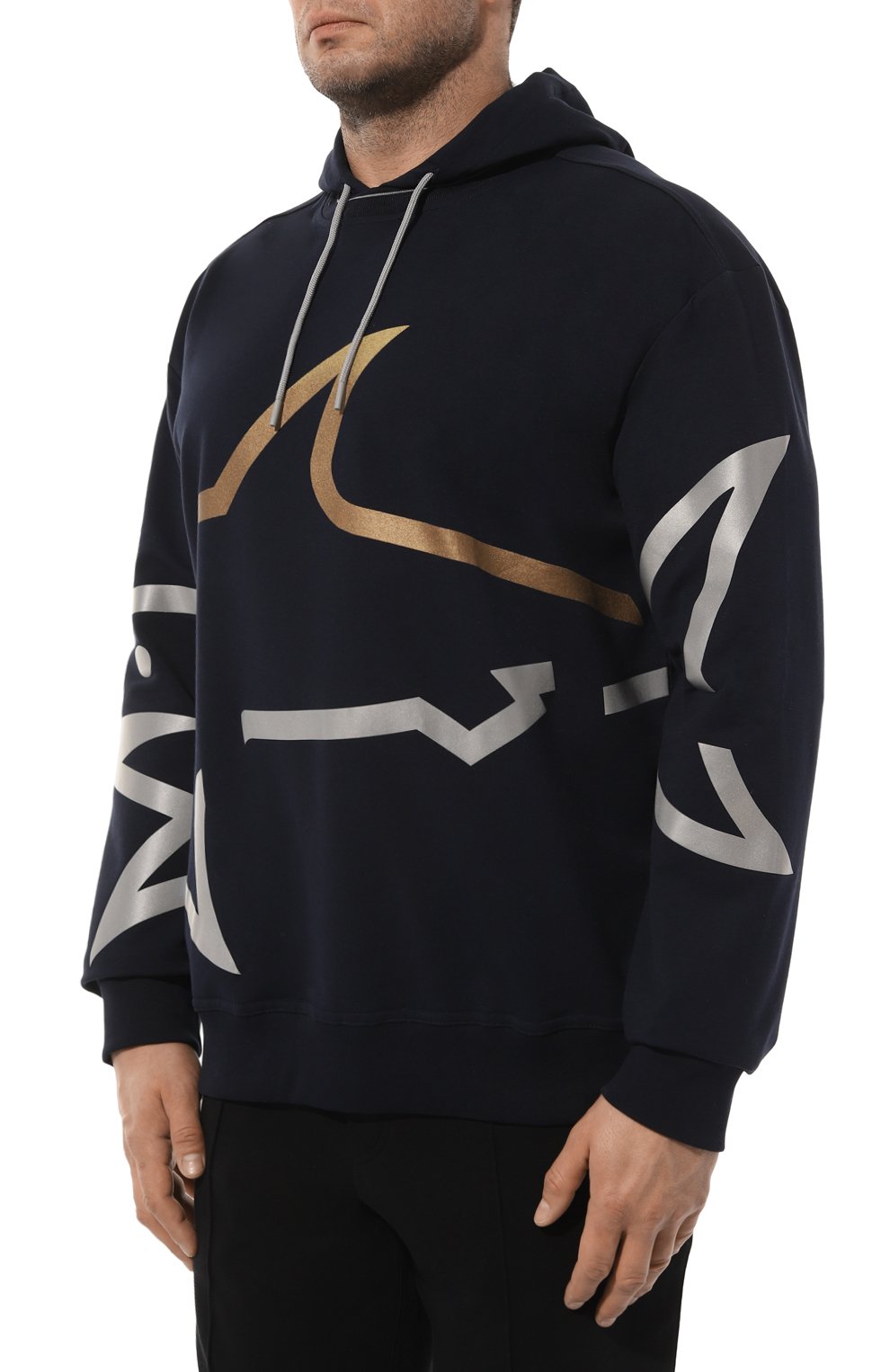 Хлопковое худи PAUL&SHARK, арт. 24411882, фото 3