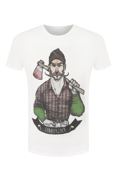 Хлопковая футболка BISIBIGLIO, арт. LUMBERJACK, фото 1