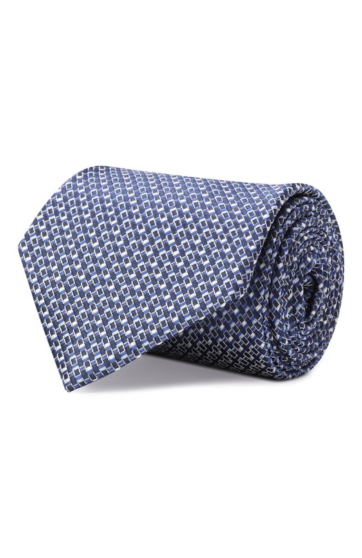 Шелковый галстук Brioni O62H00-PC462 Голубой O62H00-PC462