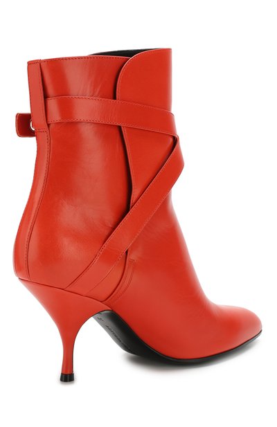 Кожаные ботильоны на фигурном каблуке BOTTEGA VENETA, арт. 533047/VX190, фото 4