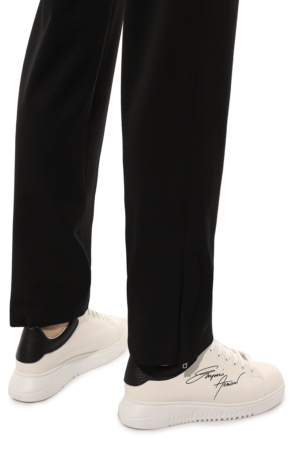 Кожаные кеды EMPORIO ARMANI, арт. X4X264/XM670, фото 3