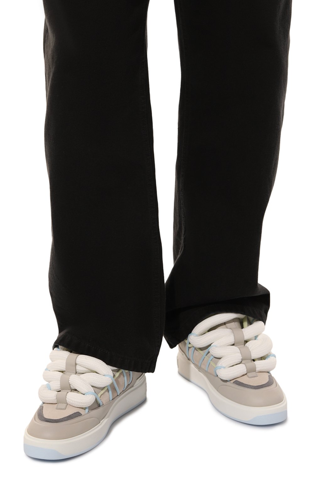 Кожаные кеды b-court BALMAIN, арт. DM1VI361/LGCT, фото 3