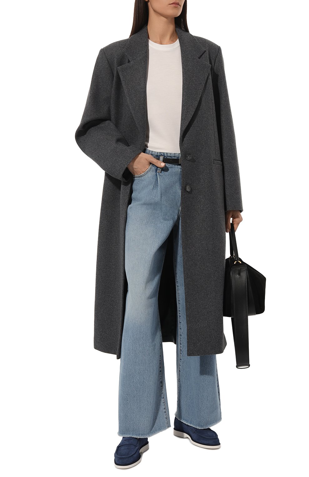 Замшевые пенни-лоферы SANTONI, арт. WUQY59818BIASTW1, фото 2