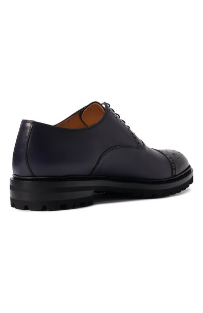 Кожаные оксфорды KITON, арт. USSA526N00100, фото 4