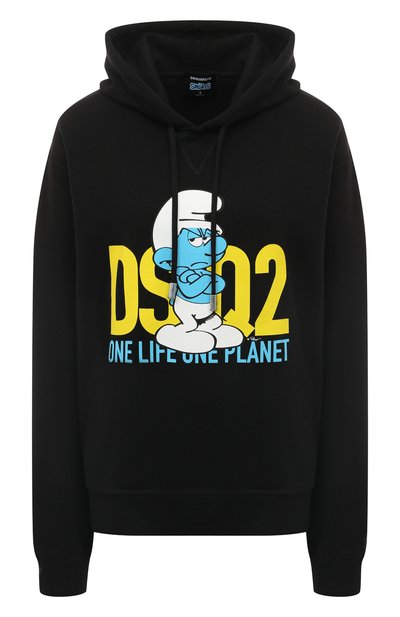 Хлопковое худи dsquared2 x the smurfs DSQUARED2, арт. S73GU0099/S25590, фото 1